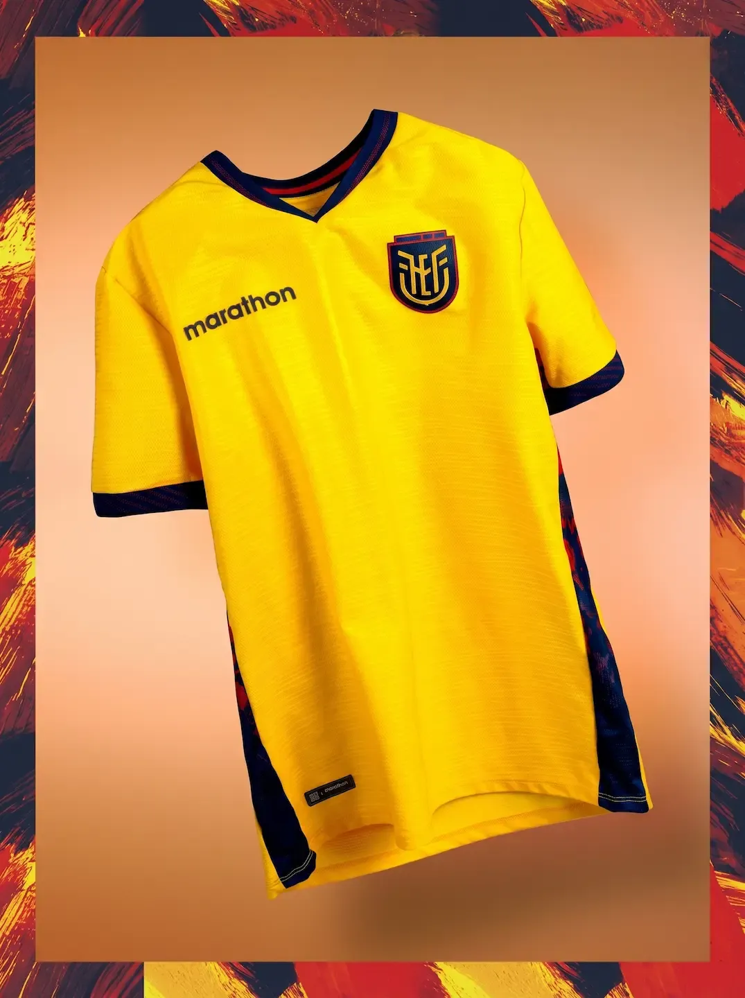 Camiseta del Mundial como metáfora del ambiente festivo en casa